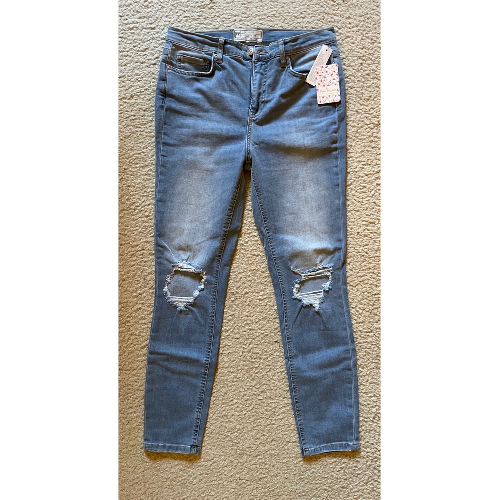 Free People High Waist Ankle Skinny Jeans